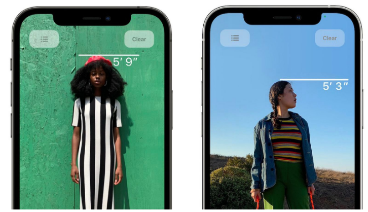 突泉苹果服务网点分享通过iPhone激光雷达测量身高方法教程 